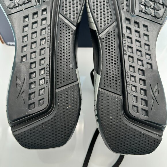 Reebok Men's Fushion Flexweave Safety Work‎ Sneaker Shoe, Size 10.5W, Black/Grey - Picture 11 of 16